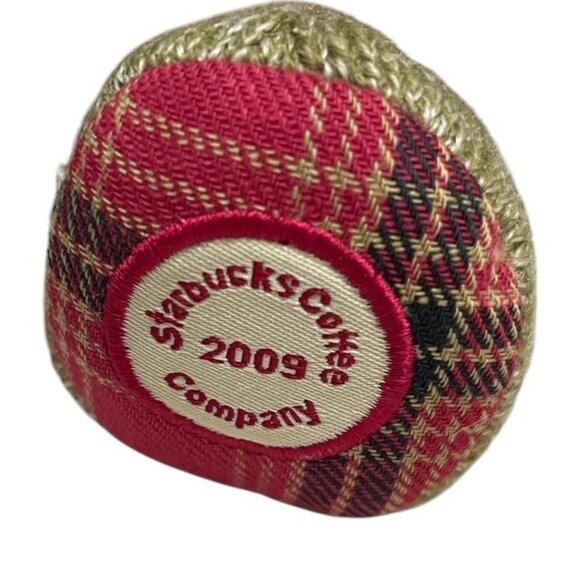 Starbucks Bearista Bear Plush 88th Edition 2009 - Winter Holiday, Plaid Scarf - Picture 3 of 8